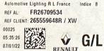 Renault Megane IV LED linker achterlicht links 265559648R, Ophalen, Gebruikt, Renault