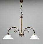 Plafondlamp - Opaline glas - Dubbele hanglamp, Nieuw