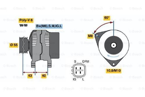 Dynamo / Alternator TOYOTA COROLLA (1.4 VVT-i,1.6 VVT-i,1..., Auto-onderdelen, Motor en Toebehoren, Nieuw, Ophalen of Verzenden