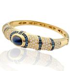 Armband - 18 karaat Geel goud - 8.80ct. tw. Saffier -, Nieuw