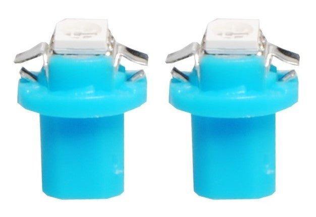 B8.5d auto lamp 2 stuks  blauw | LED dashboardverlichting -, Huis en Inrichting, Lampen | Overige, Nieuw, Verzenden