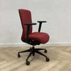 Girsberger ergonomische bureaustoel, rood - zwart, Huis en Inrichting, Bureaustoelen, Gebruikt, Zwart, Ophalen of Verzenden, Bureaustoel