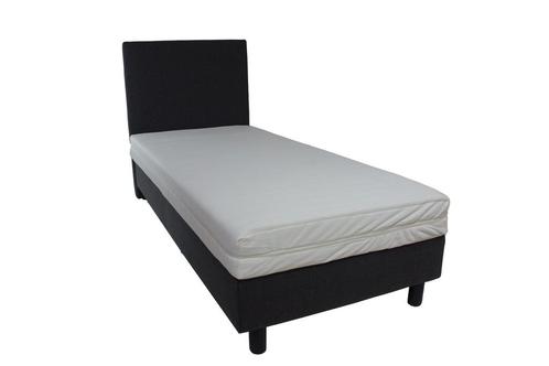 Boxspring Basic 1-Persoons Antraciet - Inclusief Koudschuim, Huis en Inrichting, Slaapkamer | Matrassen en Bedbodems, Matras, Nieuw