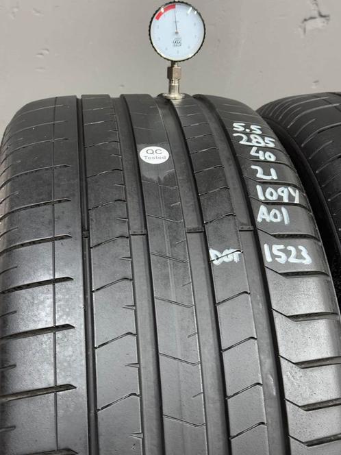 285/40/21 109Y Pirelli zomerbanden 5,5/4mm profiel 4 stuks, Auto-onderdelen, Banden en Velgen, 21 inch, Erkend duurzaam, Zomerbanden