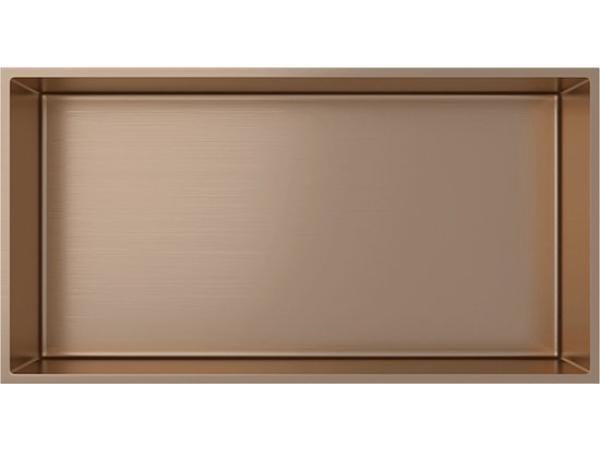 Veiling - inbouwnis – 30x60x10 cm – geborsteld koper, Doe-het-zelf en Verbouw, Sanitair