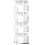 TRUUSK Draaibaar Boekenrek - 4 Niveaus - 16 Vakken - Makkeli, Huis en Inrichting, Verzenden, Nieuw