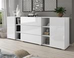 Dressoir wit 190x39x68 lades, Nieuw, 150 tot 200 cm, 25 tot 50 cm, Modern