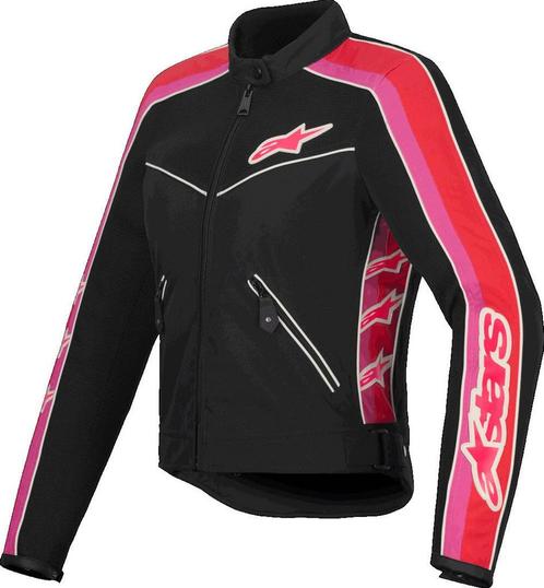 Alpinestars Stella T-Dyno Air Zwart Fel Rood Fuchsia Dames, Motoren, Kleding | Motorkleding, Dames, Nieuw met kaartje, Jas | textiel
