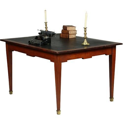 Hollandse 18e eeuwse werktafel Louis Seize ingelegd met wasd, Antiek en Kunst, Antiek | Meubels | Tafels, Ophalen of Verzenden