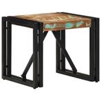 vidaXL Salontafel 40x40x35 cm massief gerecycled hout, 50 tot 100 cm, Verzenden, Vierkant, Nieuw