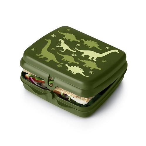 Tupperware Eco Sandwichdoos Dinos, Huis en Inrichting, Keuken | Tupperware, Groen, Nieuw, Ophalen of Verzenden