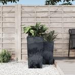 vidaXL Plantenbak met uitneembare bak beton-look 21/49 L PP, Tuin en Terras, Bloembakken en Plantenbakken, Verzenden, Nieuw, Kunststof
