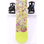 130 135 kinder snowboard SALOMON JIMBO, Green, FLAT/Rocker (, Verzenden, Gebruikt