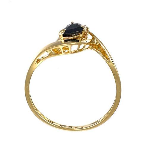 Ring - 18 karaat Geel goud - 0.23ct. tw. Saffier - Diamant, Sieraden, Tassen en Uiterlijk, Ringen
