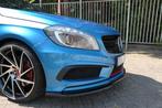 VoorSpoiler Mercedes W176 A45 AMG look M-Line Glans Zwart, Auto-onderdelen, Overige Auto-onderdelen, Nieuw, Ophalen of Verzenden