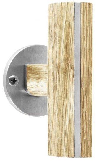 Vaste (Kast)Knop PIET BOON PBT22V/50 Mat RVS/Eikenhout, Doe-het-zelf en Verbouw, Hang- en Sluitwerk, Nieuw, Ophalen of Verzenden