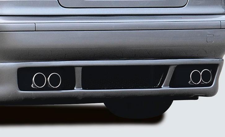 Rieger einddemper verschoven zijwaarts, met embossing type 1, Auto-onderdelen, Uitlaatsystemen, Nieuw, BMW, Verzenden