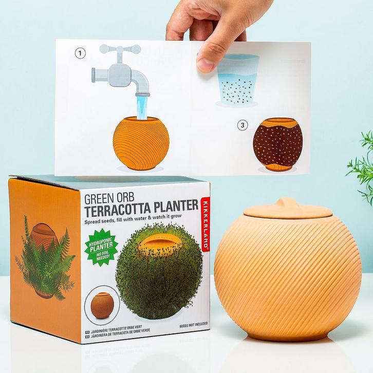 Ronde terracotta plantenpot, Tuin en Terras, Bloempotten, Verzenden