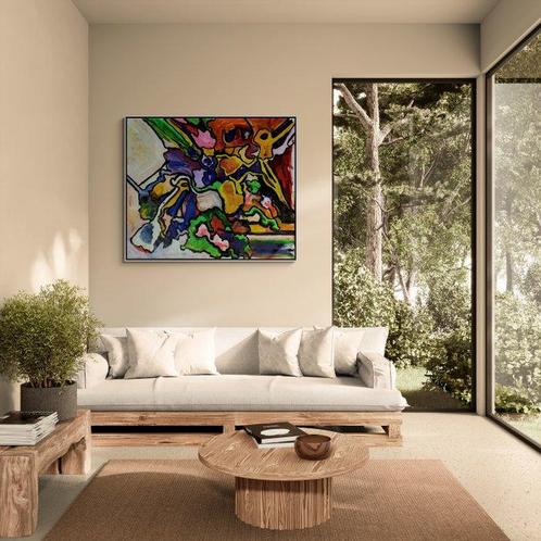 Sonia J. - The Mountain from My Window - Number 36, Antiek en Kunst, Kunst | Schilderijen | Modern
