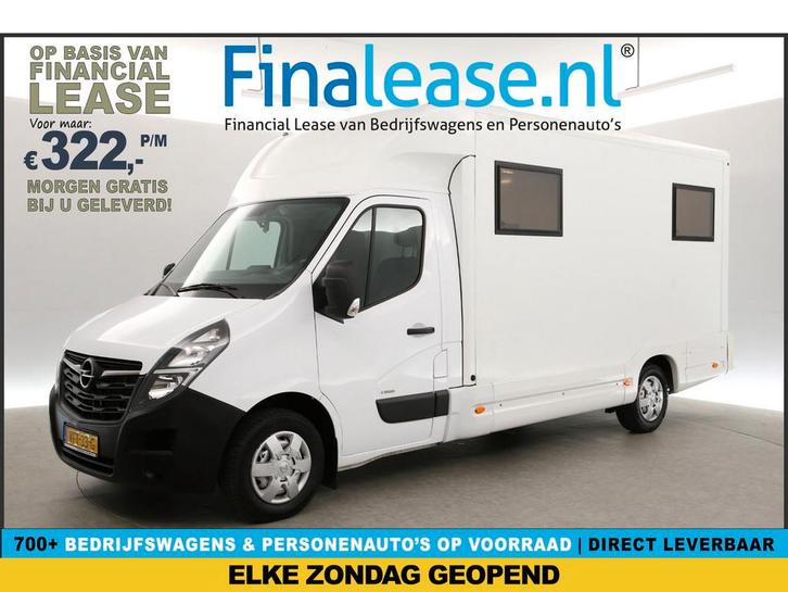 Opel Movano 2.3 Turbo L3H1 180PK Kantoorwagen Jurywagen AUT, Auto's, Bestelauto's, Lease, Automaat, Diesel, Opel, Wit, Verzenden