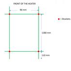 Designradiator TVS PLUS 2 Geborsteld Goud 140 x 13.5 cm, Ophalen of Verzenden, Nieuw