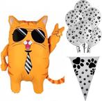 8-delige ballonnen set Cool Cat Zonnebril, Verzenden, Nieuw