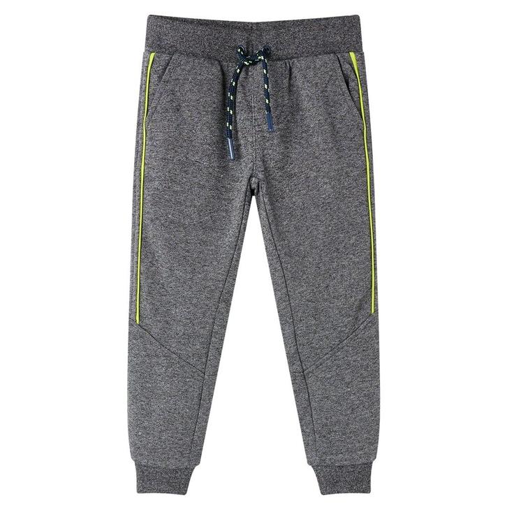 vidaXL Kinderjoggingbroek 104 gemêleerd grijs, Kinderen en Baby's, Kinderkleding | Overige, Nieuw, Verzenden