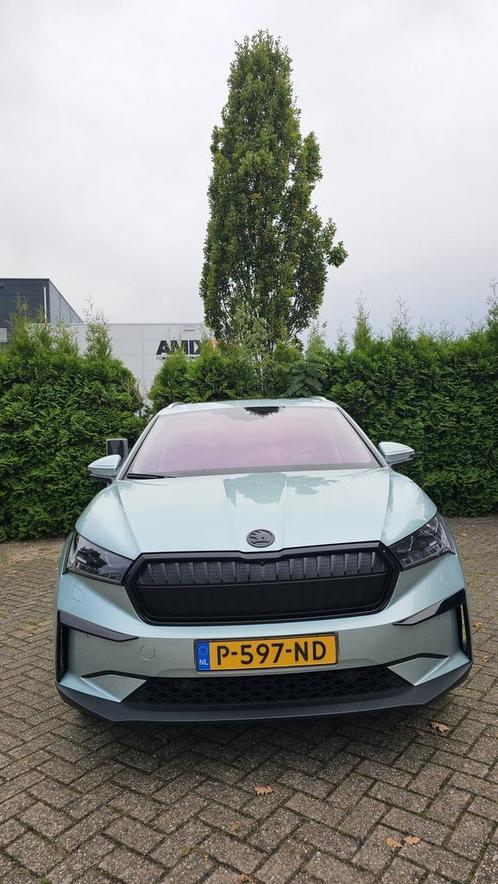 Leaseovername Skoda Enyaq 80 204pk Pano Arctic Silver 2022, Auto's, Skoda, Origineel Nederlands, Dealer onderhouden, Lease, Automaat