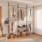 2dekans | SoBuy Kledingrek - 4 Rekken - Verstelbaar - 305 x, Huis en Inrichting, Kasten | Kledingkasten, Ophalen of Verzenden