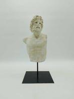 sculptuur, Busto di Asclepio - 41 cm - Marmerstof, Antiek en Kunst