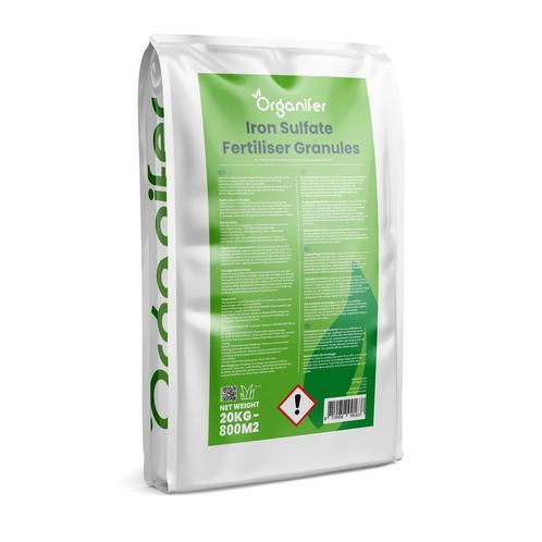 IJzersulfaat Meststof - Mos verwijderaar - 20kg -Voor 800m2, Tuin en Terras, Aarde en Mest, Mest, Verzenden