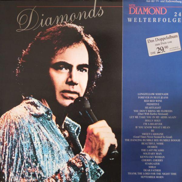 cd - Neil Diamond - Diamonds - 24 Welterfolge, Cd's en Dvd's, Cd's | Overige Cd's, Zo goed als nieuw, Verzenden