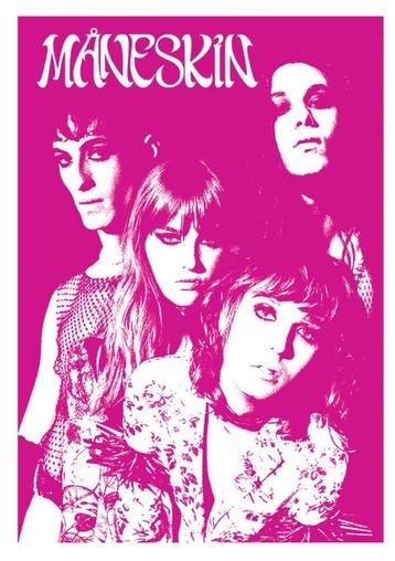 Posters - Poster Maneskin - Maneskin Roze beschikbaar voor biedingen