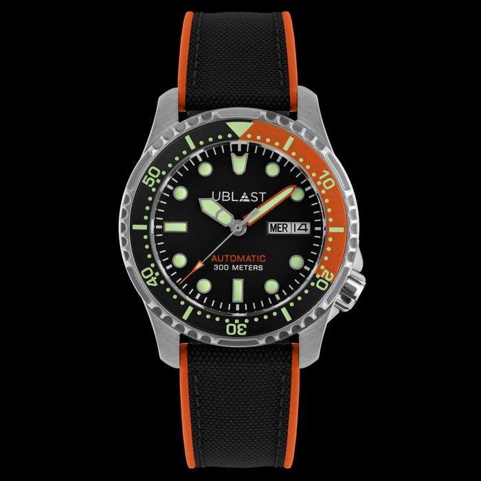 Ublast - Submerged 30 ATM - REF.UBSBM40CBKO - Rubber Strap -, Sieraden, Tassen en Uiterlijk, Horloges | Heren