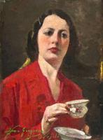 Francesco De Gregorio (1862-1939) - Ritratto di donna