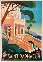 Monsieur Z - Affiche de Tourisme Les Villas Belle-Époque, Antiek en Kunst