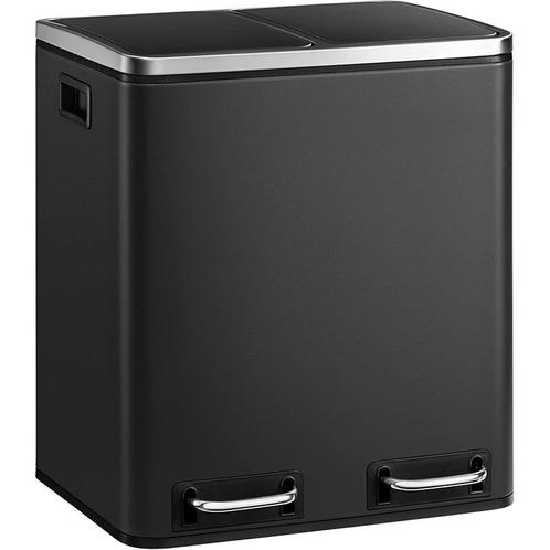 Afvalemmer 30 liter - prullenbak keuken - 2x15 liter -, Huis en Inrichting, Woonaccessoires | Prullenbakken, Verzenden