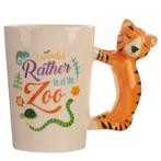 Beker met tijger handvat NIEUW, Ophalen of Verzenden, Nieuw