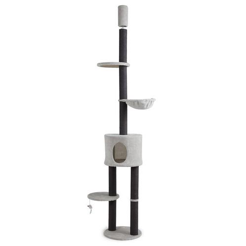 Krabpaal - in hoogte verstelbaar - 40 x 40 x 220-250 cm, Dieren en Toebehoren, Krabmeubelen, Nieuw, Verzenden