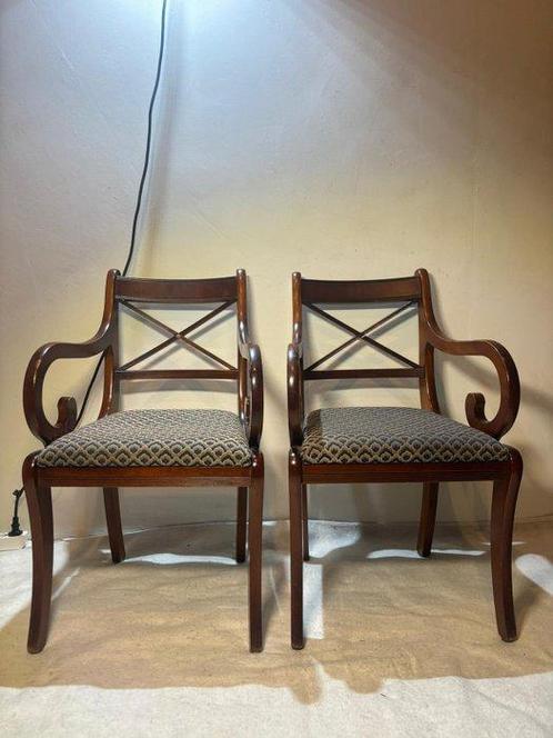 Fauteuil - Elegante set van twee Antieke Fauteuils in, Antiek en Kunst, Curiosa en Brocante