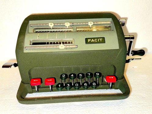Facit NTK - Rekenmachine - 1950-1960 - Facit - Zweden, Antiek en Kunst, Kunst | Designobjecten