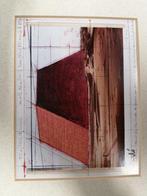 Christo en Jeanne-Claude - Mastaba - ArtCard - Gesigneerd -, Gelopen