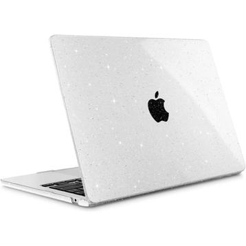Macbook Air 2022 Hoesje - 13.6 inch - Glitter Transparant beschikbaar voor biedingen