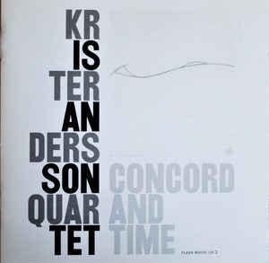cd - Krister Andersson Quartet - Concord And Time, Cd's en Dvd's, Cd's | Overige Cd's, Zo goed als nieuw, Verzenden