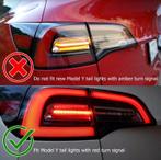 AlphaRex 17-22 Tesla Model 3 PRO-Series LED Tail Lights Jet, Ophalen of Verzenden, Nieuw