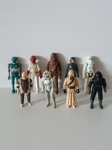 Kenner - Beeldje - Kenner Star Wars 9 Figurines Vintage 70s beschikbaar voor biedingen