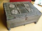 Kist - Hout, Metaal - Huwelijkskistje - Dowry, Antiek en Kunst