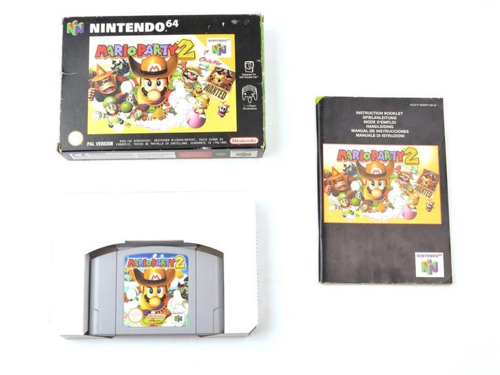 Mario Party 2 [Nintendo 64], Spelcomputers en Games, Games | Nintendo 64, Zo goed als nieuw, Ophalen of Verzenden