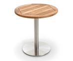 Niehoff Bistro Tafel Roestvrij Staal Teak 68x68 - 140x95 cm, Ophalen of Verzenden, Nieuw
