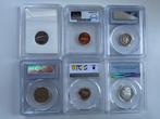 Verenigde Staten. Lot of 6 Certified Coins 1977-2023/